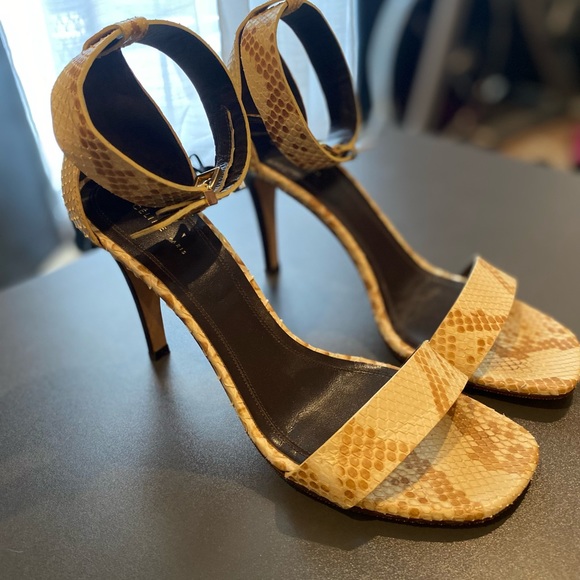 Celine Leather Animal print sandals - Picture 2 of 4
